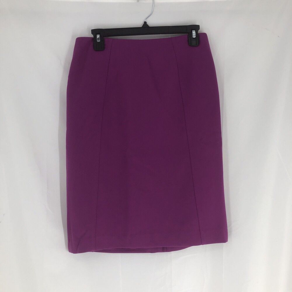Women’s Halogen Purple Skirt Size 6 Career Lined Pencil